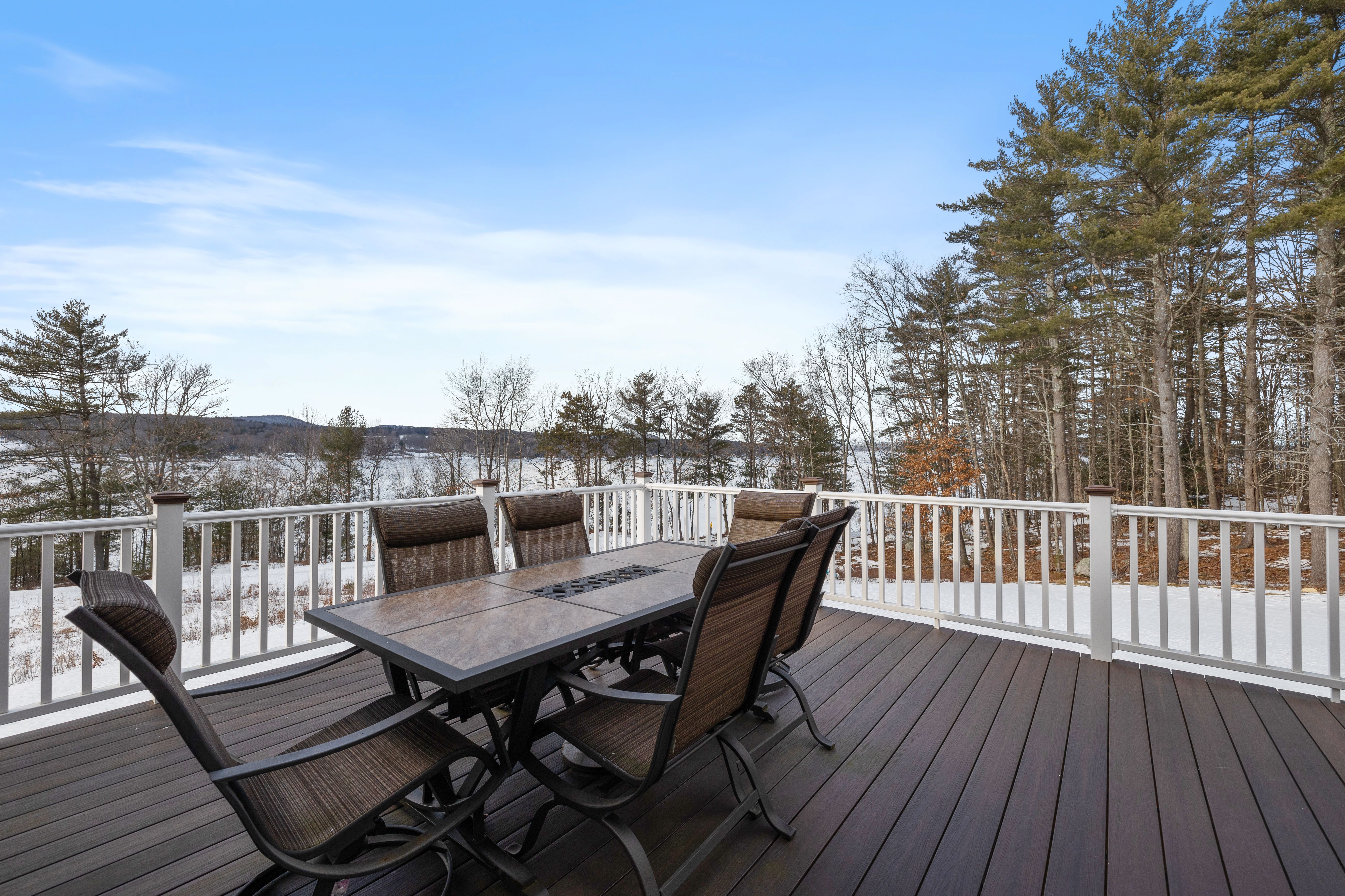 Elevated Deck with Railing